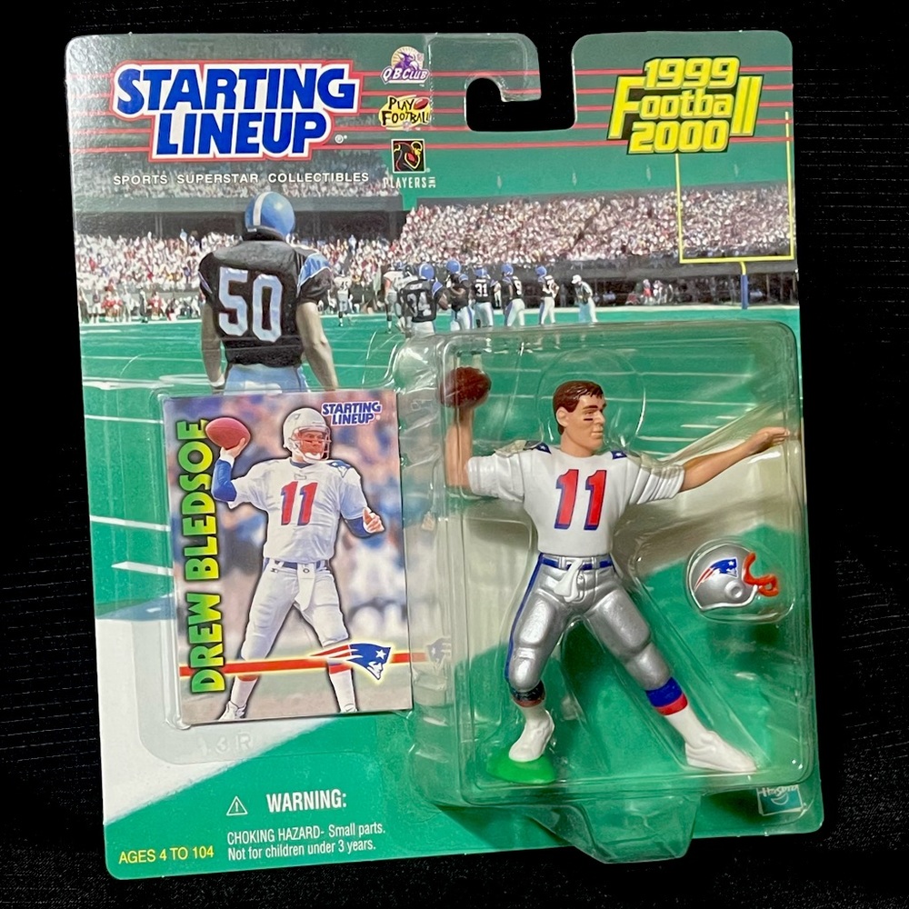 1999-00 Starting Lineup DREW BLEDSOE New England Patriots Figure